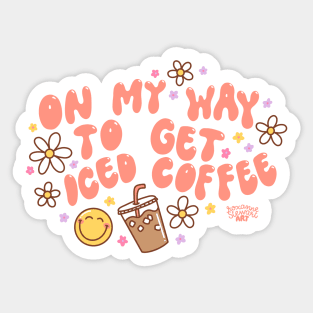 Iced Coffee Sticker